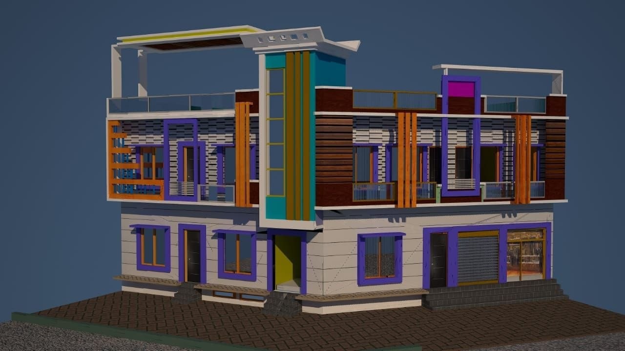 Himalaya Herbal Pharmacy new building &mdash; side view